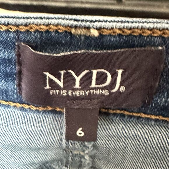 NYDJ Barbara Bootcut Lift Tuck Womens 6 Medium Wash Heyburn Classic Mid Rise - Picture 2 of 9